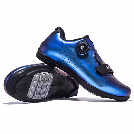Road Lock Cycling Shoes Mountain Bike Breathable Spinning Hard Sole Cycling Shoes